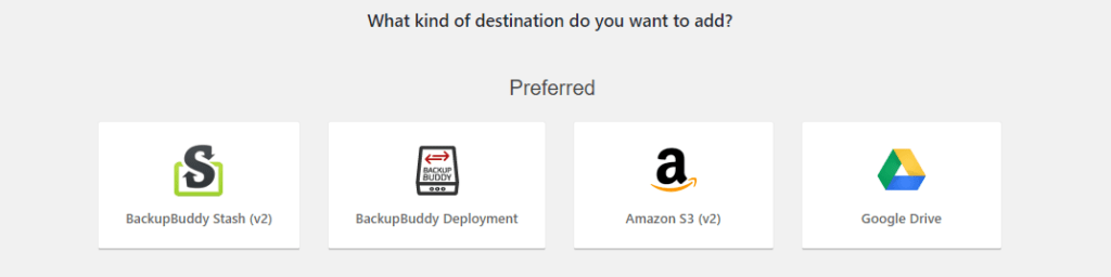 Remote destinations in BackUpBuddy Remote destinations in BackUpBuddy