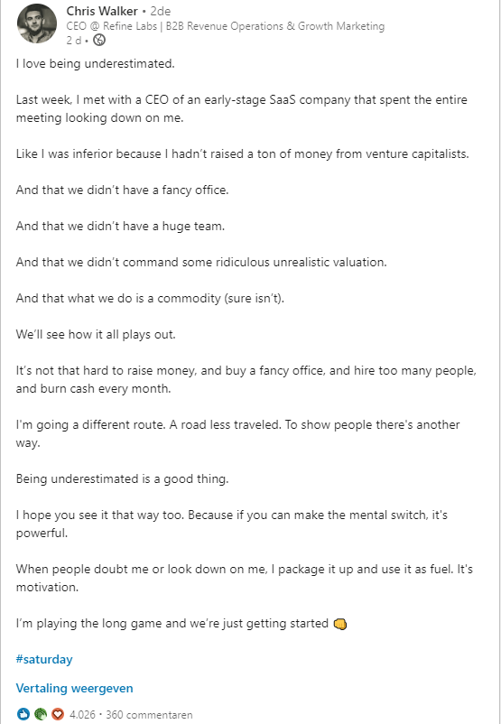 linkedin post met alleen maar tekst linkedin post met alleen maar tekst